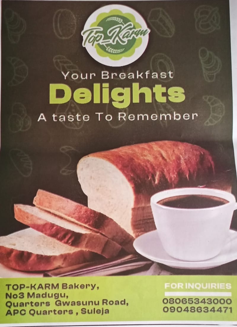 TOP-KARM Bread, Your Breakfast Delights A taste to Remember...